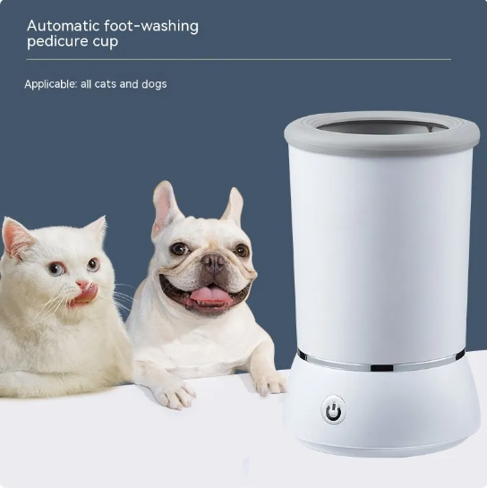 Dog Paw Cleaner white
