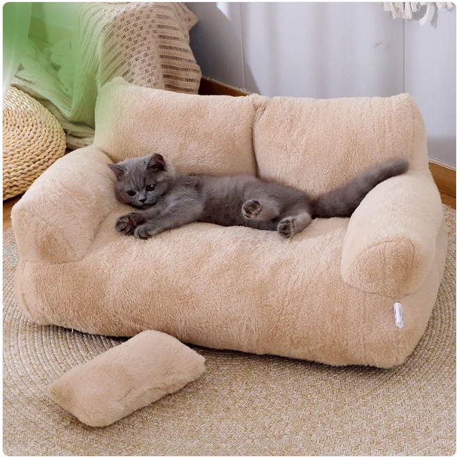 Luxury Plush Shark Pet Bed