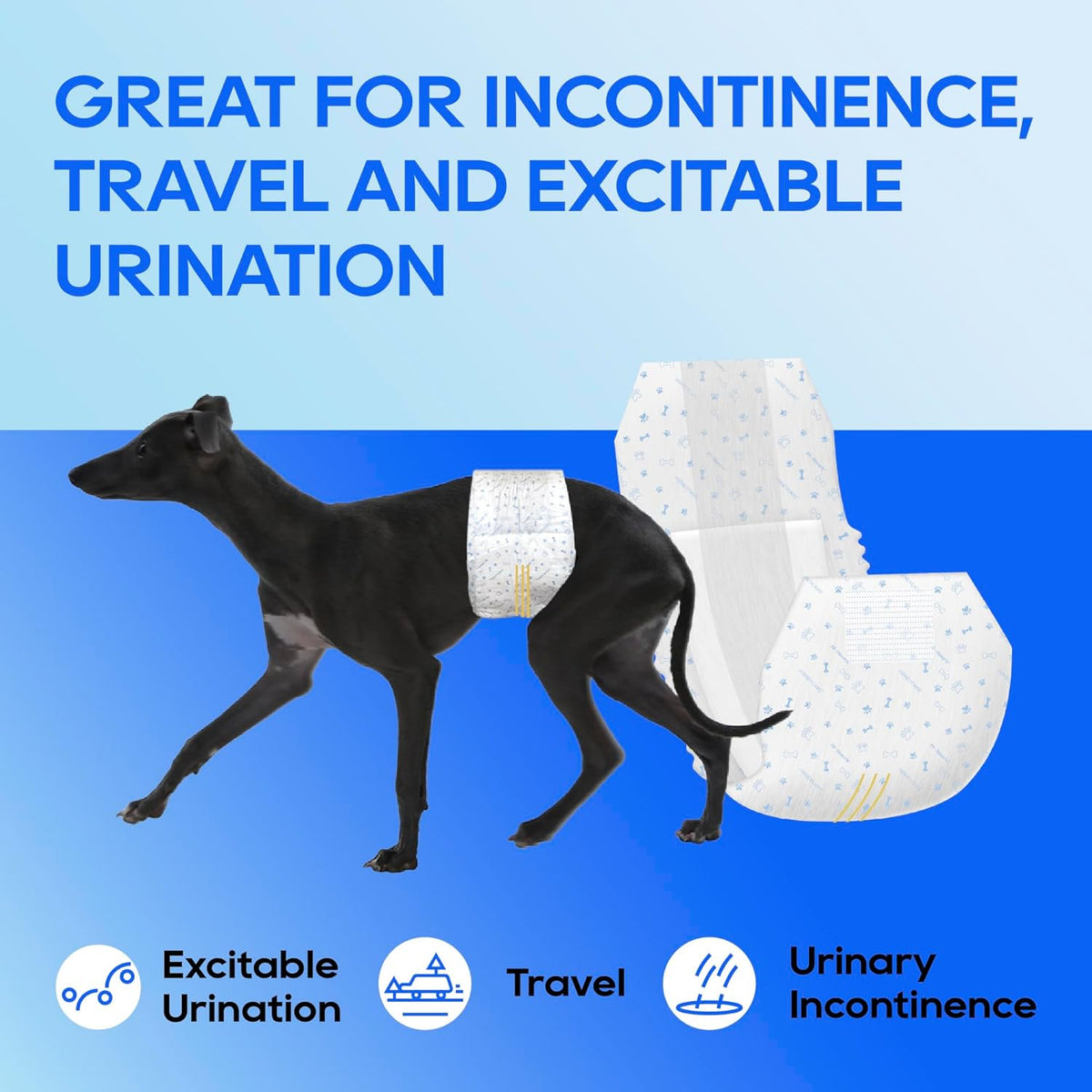 HONEY CARE All-Absorb A26 Disposable Male Dog Wrap