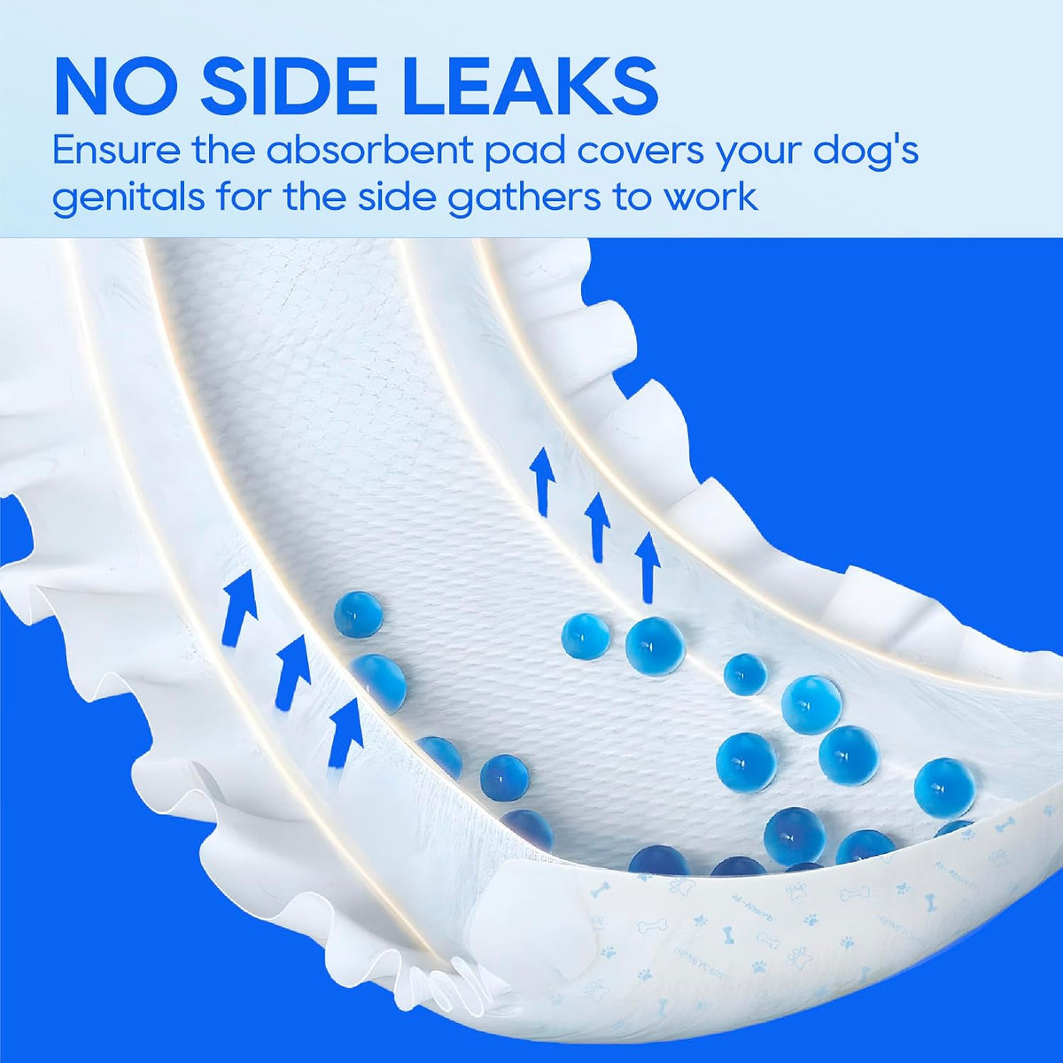 HONEY CARE All-Absorb A26 Disposable Male Dog Wrap