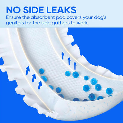 HONEY CARE All-Absorb A26 Disposable Male Dog Wrap
