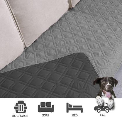 Ameritex Reversible Waterproof Dog Bed Blanket and Couch Cover