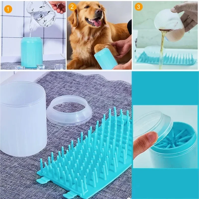 Dog Paw Cleaner Cup Portable Silicone Pet Foot Washer