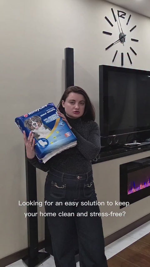 HONEY CARE All-Absorb A26 Disposable Male Dog Wrap