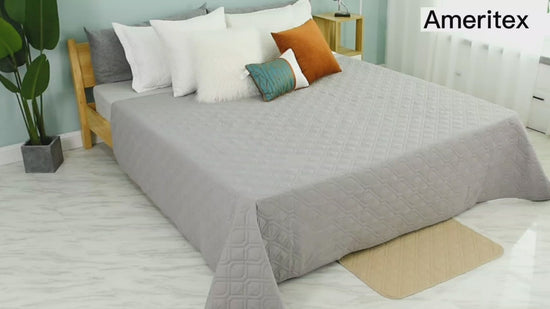 Ameritex Reversible Waterproof Dog Bed Blanket and Couch Cover