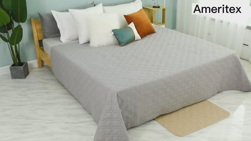 Ameritex Reversible Waterproof Dog Bed Blanket and Couch Cover